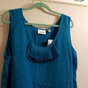 NWT Embellished Neck Avenue Tank Top